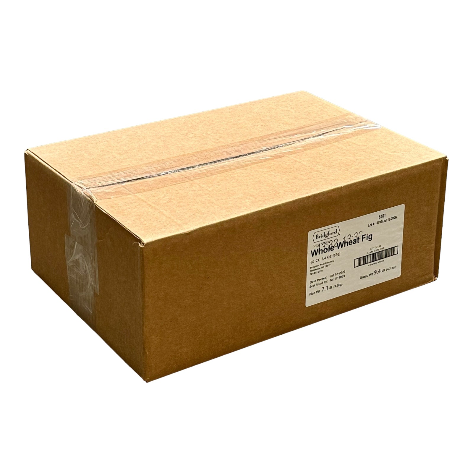 BULK MRE DESSERT - 60 Packs of Fig in Whole Wheat Bread (SC)