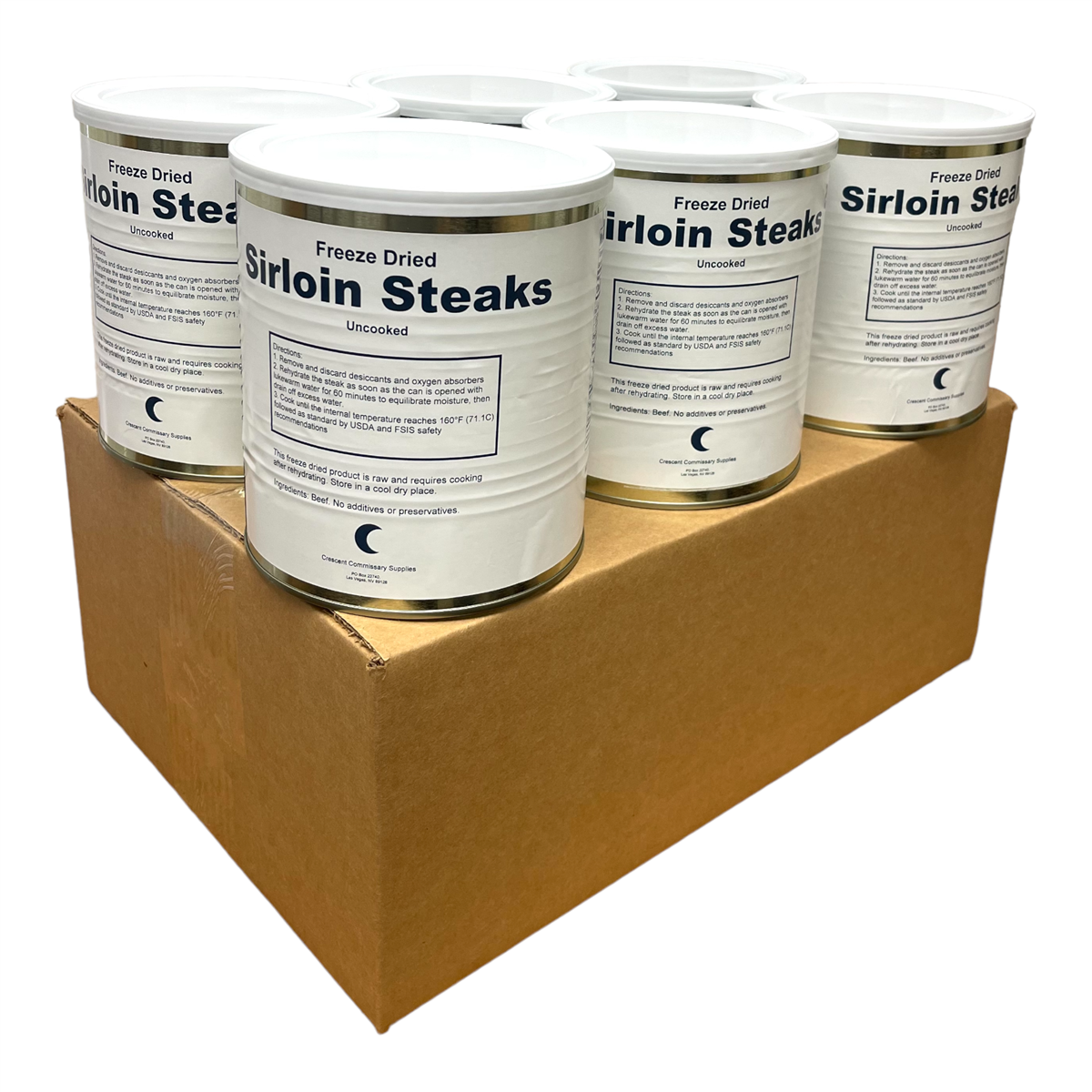 Military Surplus Freeze Dried Sirloin Steaks (SC)