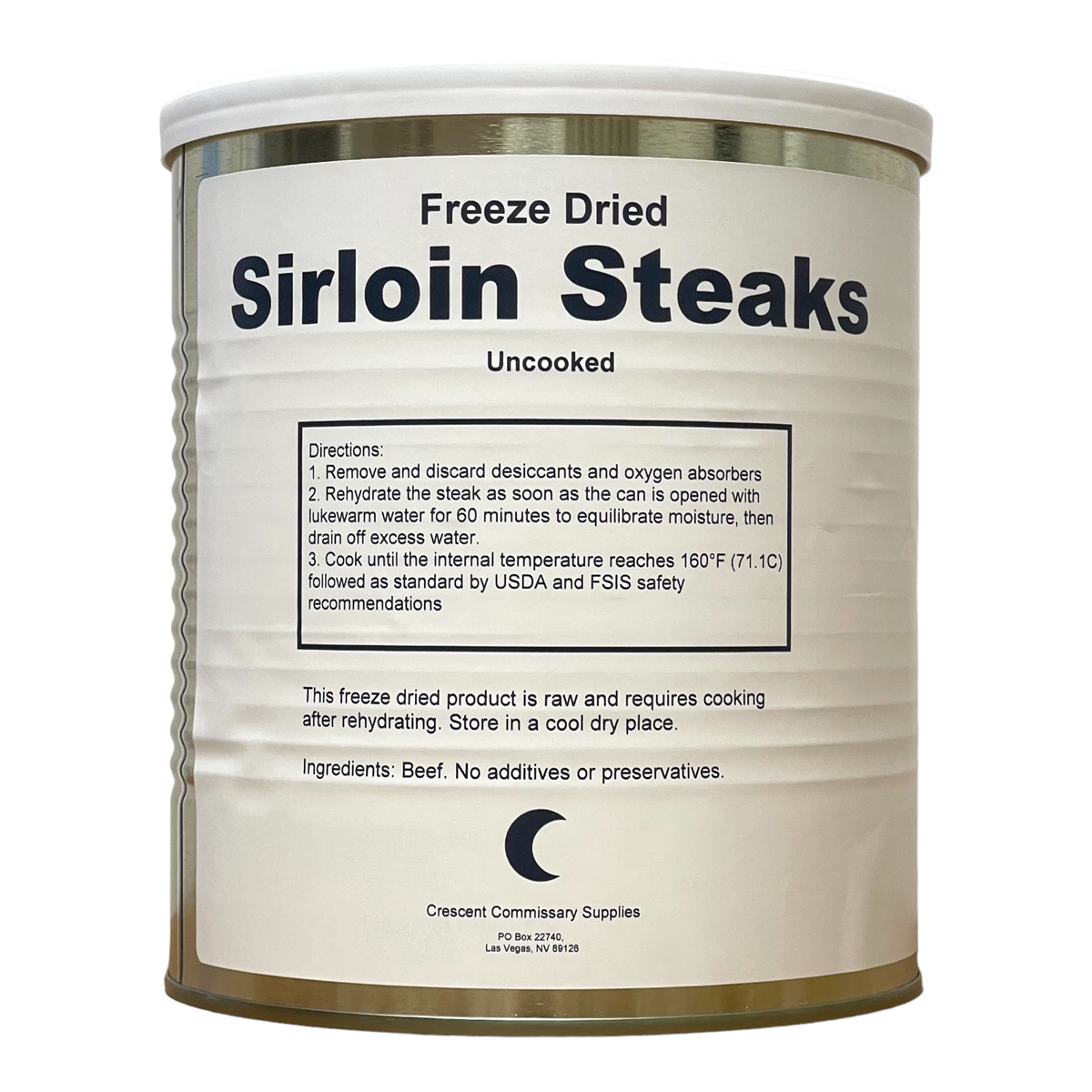Military Surplus Freeze Dried Sirloin Steaks (SC)