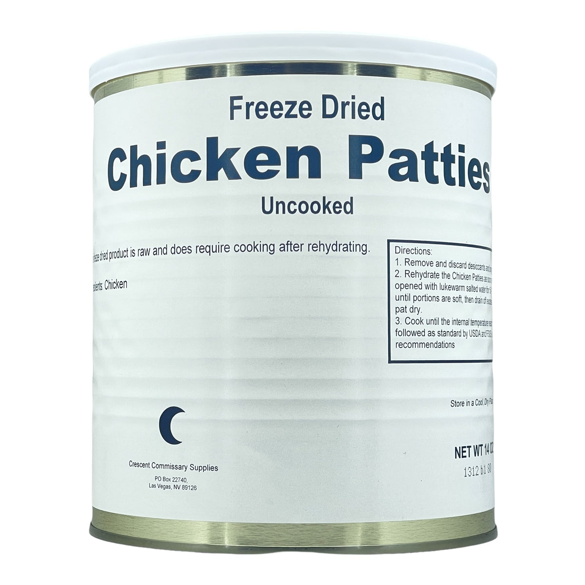 Military Surplus Freeze Dried  Chicken Patties (SC)