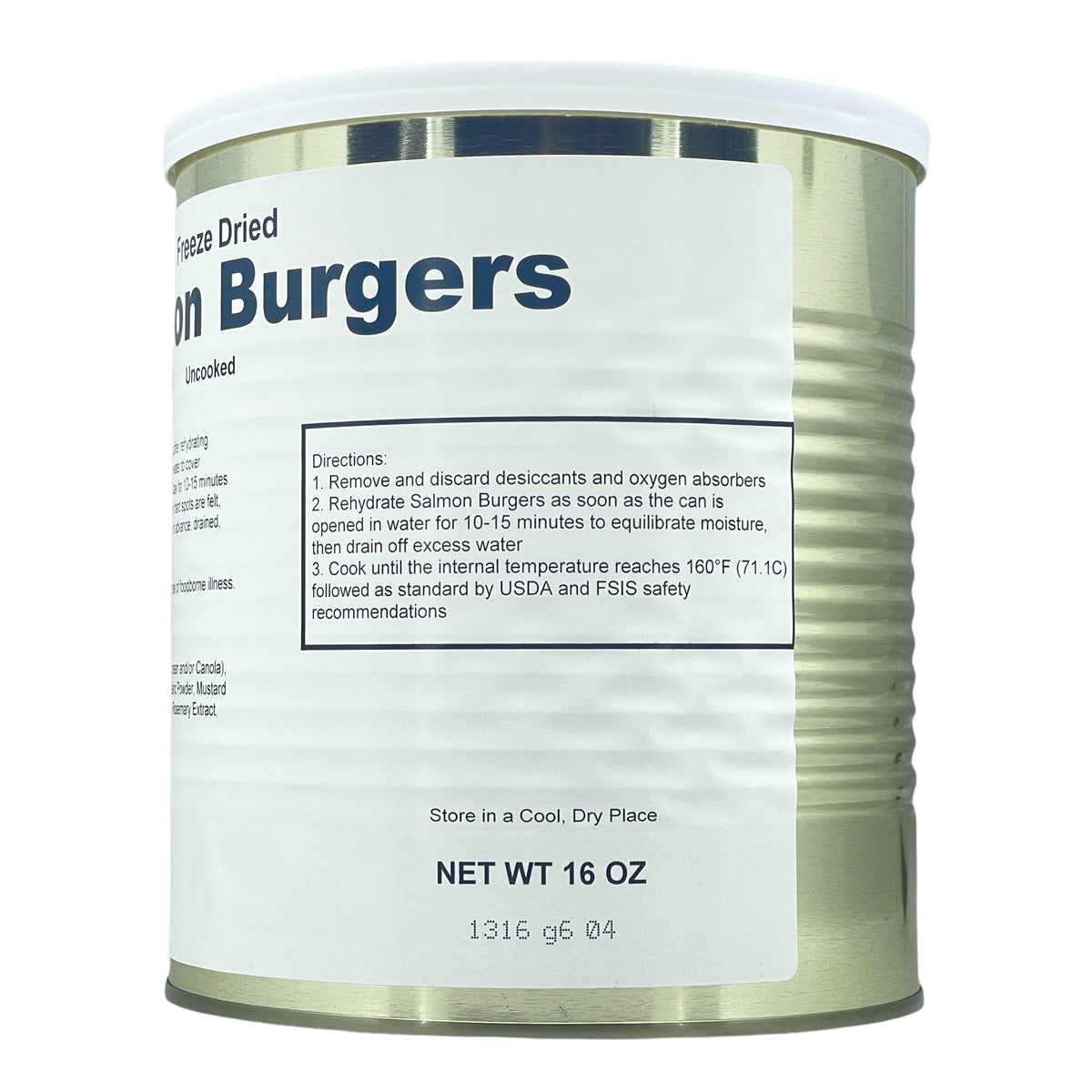 Military Surplus Freeze Dried Salmon Burgers (SC)
