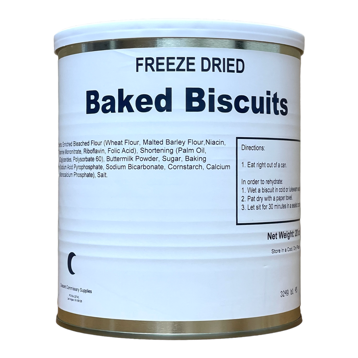 Military Surplus Freeze Dried Baked Biscuits (SC)
