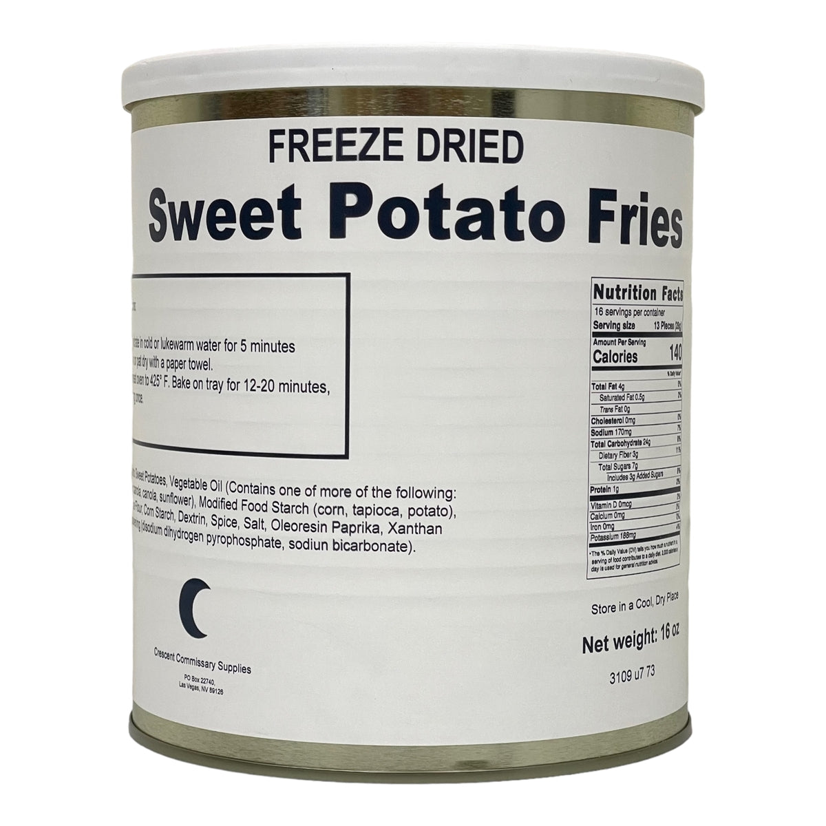 Freeze Dried Military Surplus Sweet Potato Fries (SC)