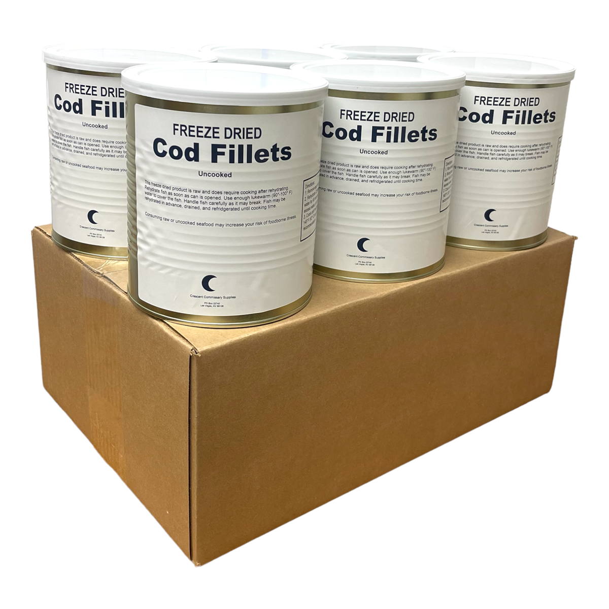 Military Surplus Freeze Dried Cod Fillets (SC)