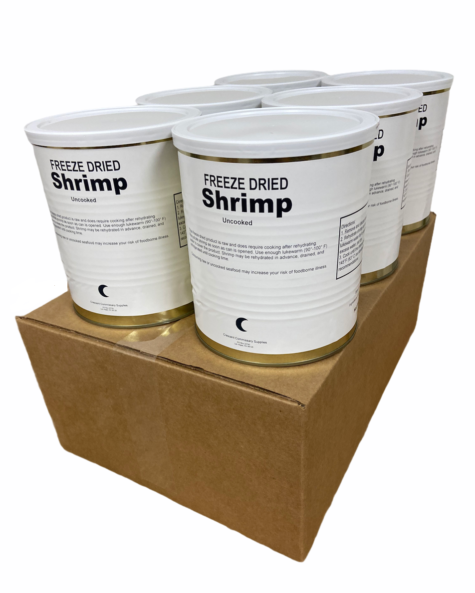 Freeze Dried Uncooked Peeled Shrimp (SC)