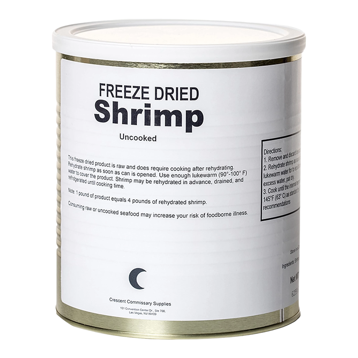 Freeze Dried Uncooked Peeled Shrimp (SC)