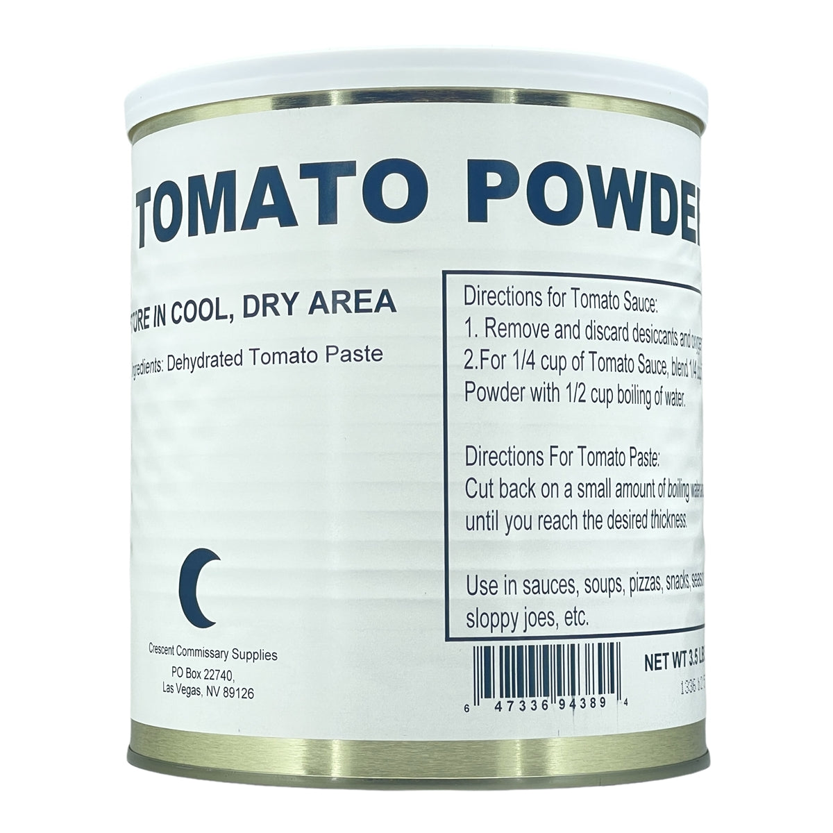 Military Surplus Dehydrated Tomato Powder (SC)