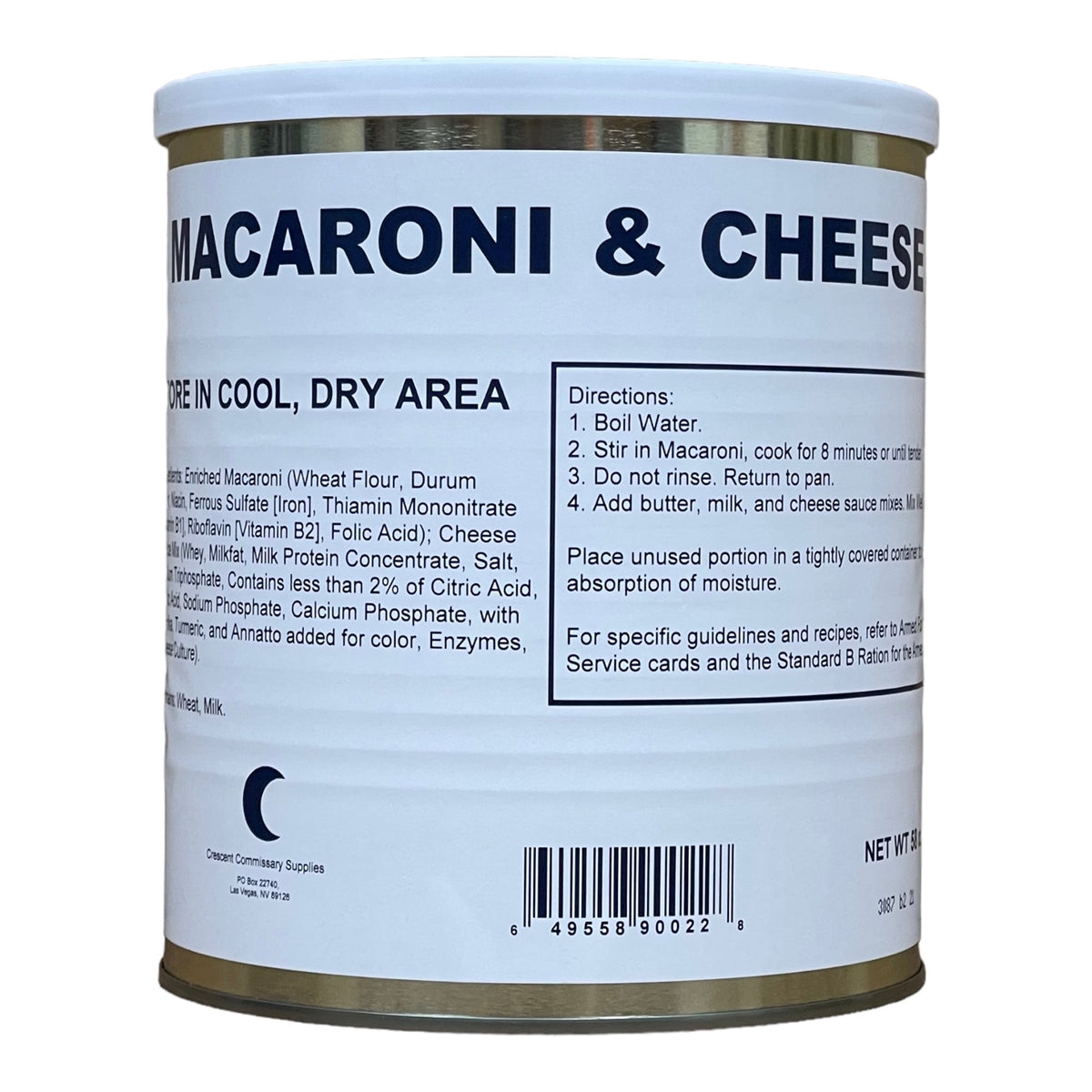 Military Surplus Macaroni and Cheese (SC)