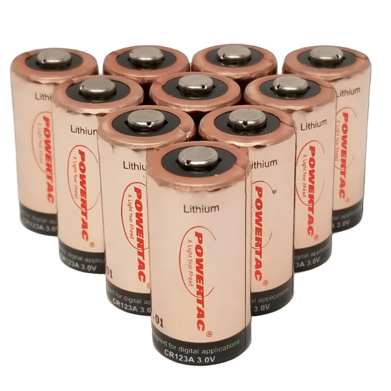 CR123A - 3.0V / 3A - (10 Pack) (SC)