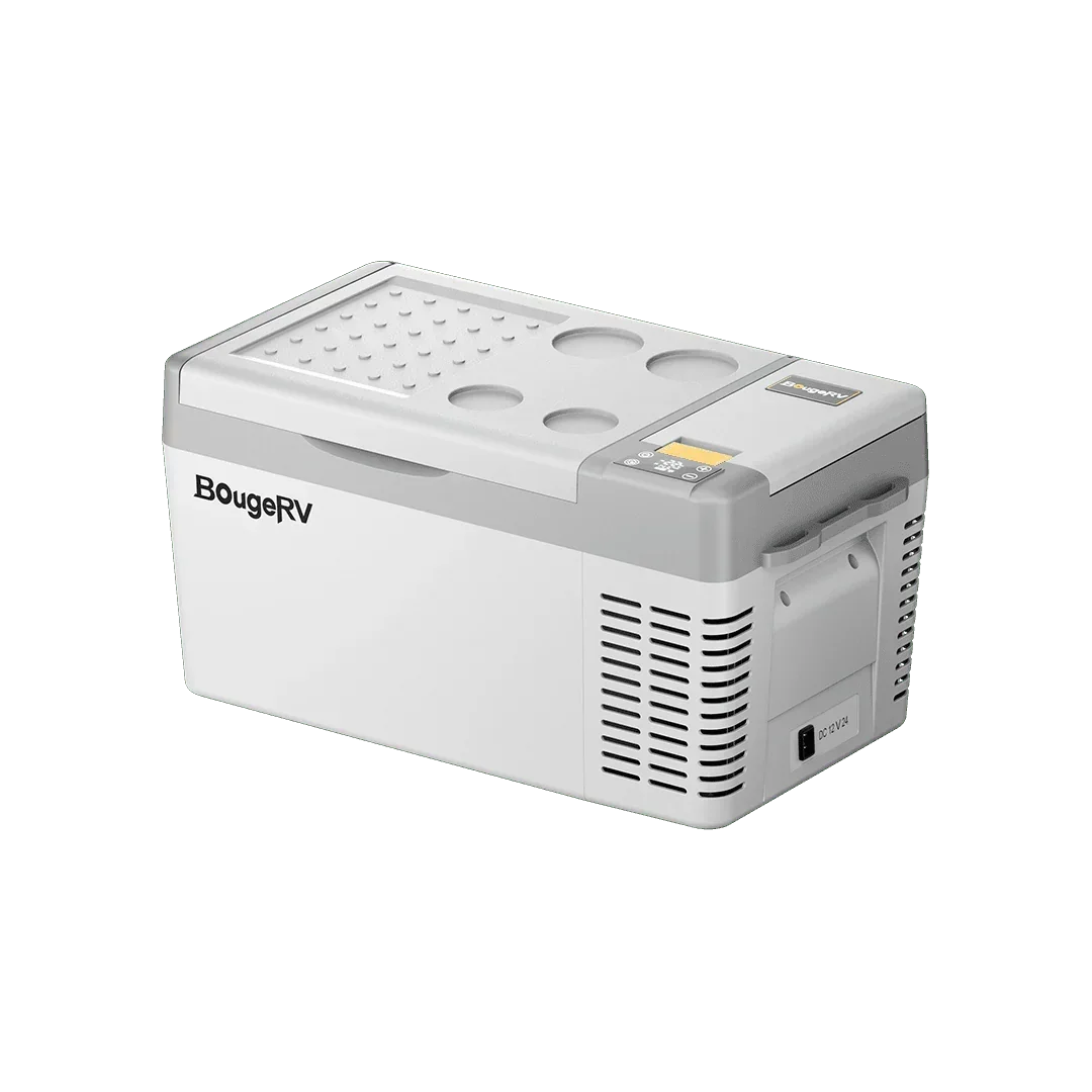 BougeRV CRPRO20 21 Quart 12V Portable Car Fridge Freezer White