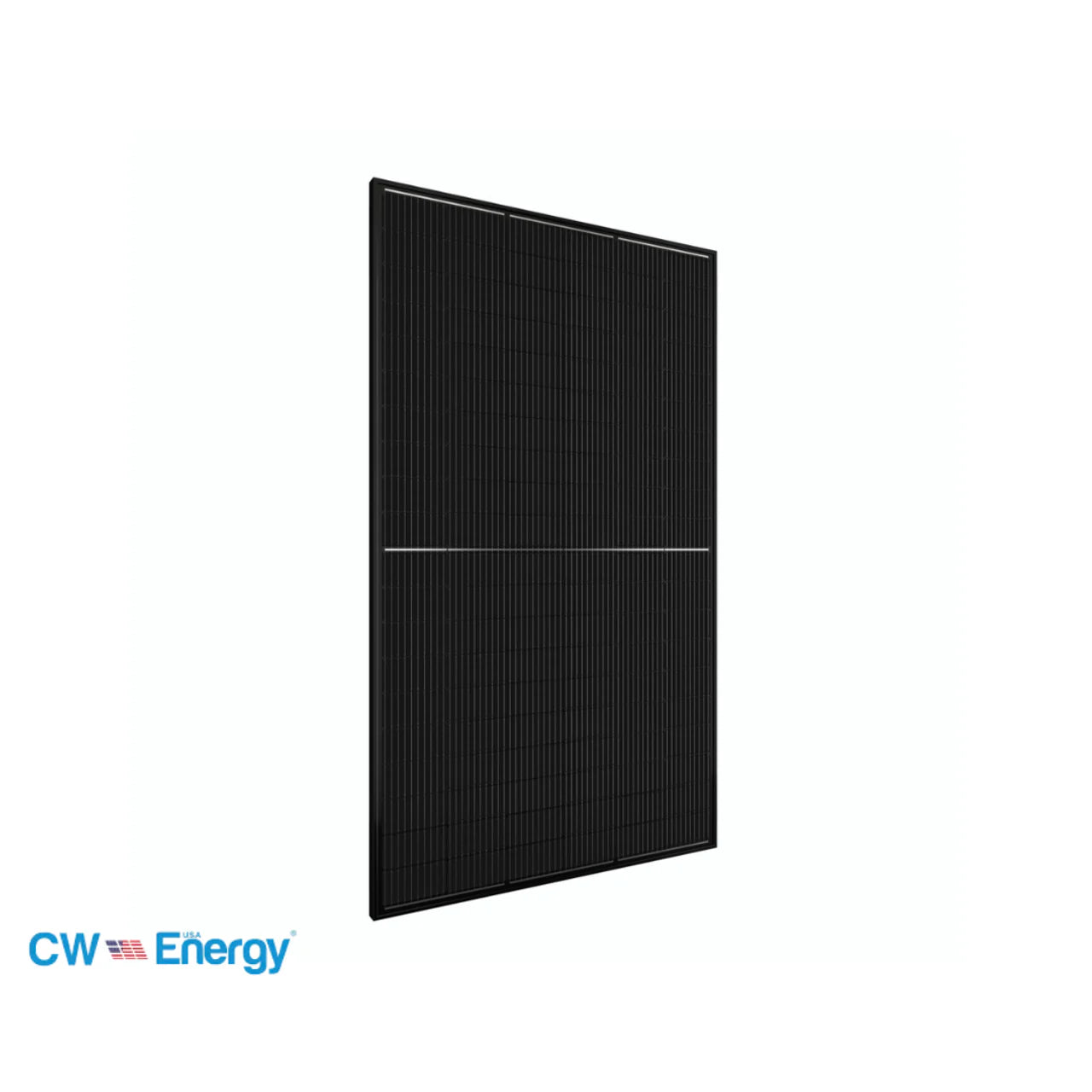 CW Energy 410W Bifacial Solar Panel (Black) | Up to 530W with Bifacial Gain (SC)