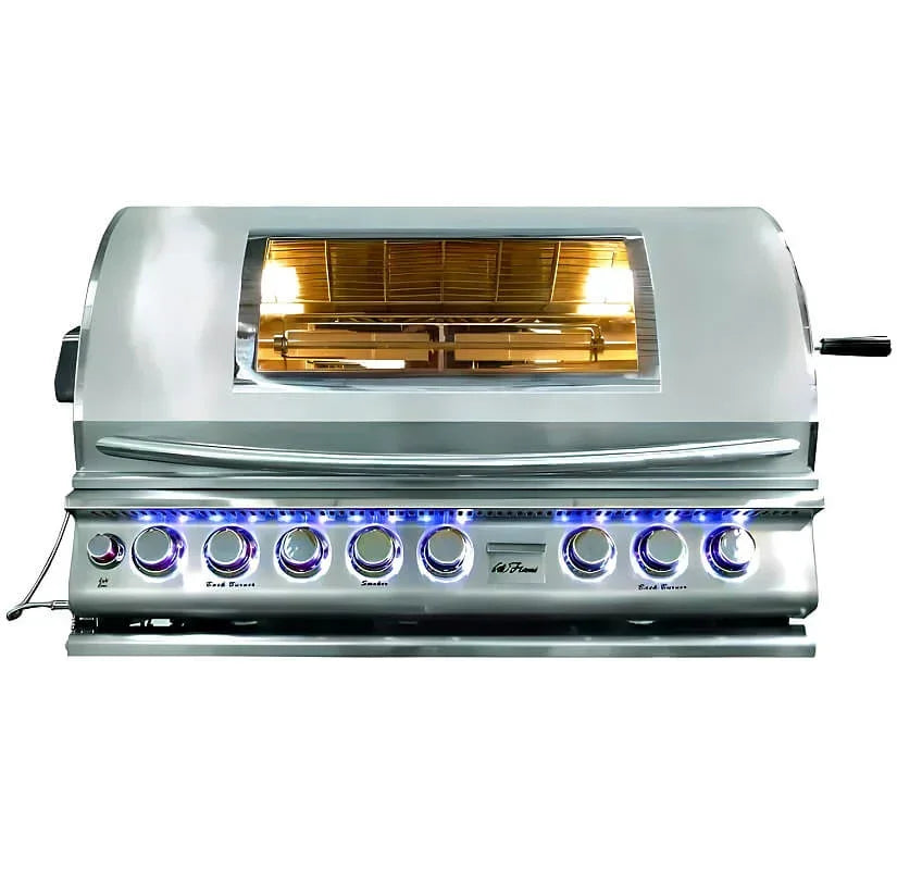 Cal Flame Top Gun Convection 40 Inch 5 Burner Built In Grill - BBQ19875CTG