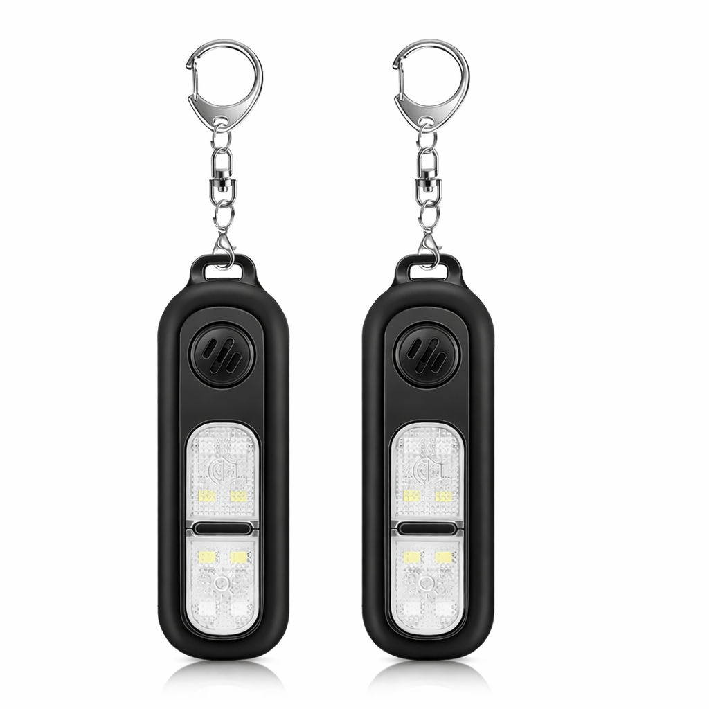 Personal Safety Alarm for Women Children Elderly 130dB Loud Rechargeable Keychain