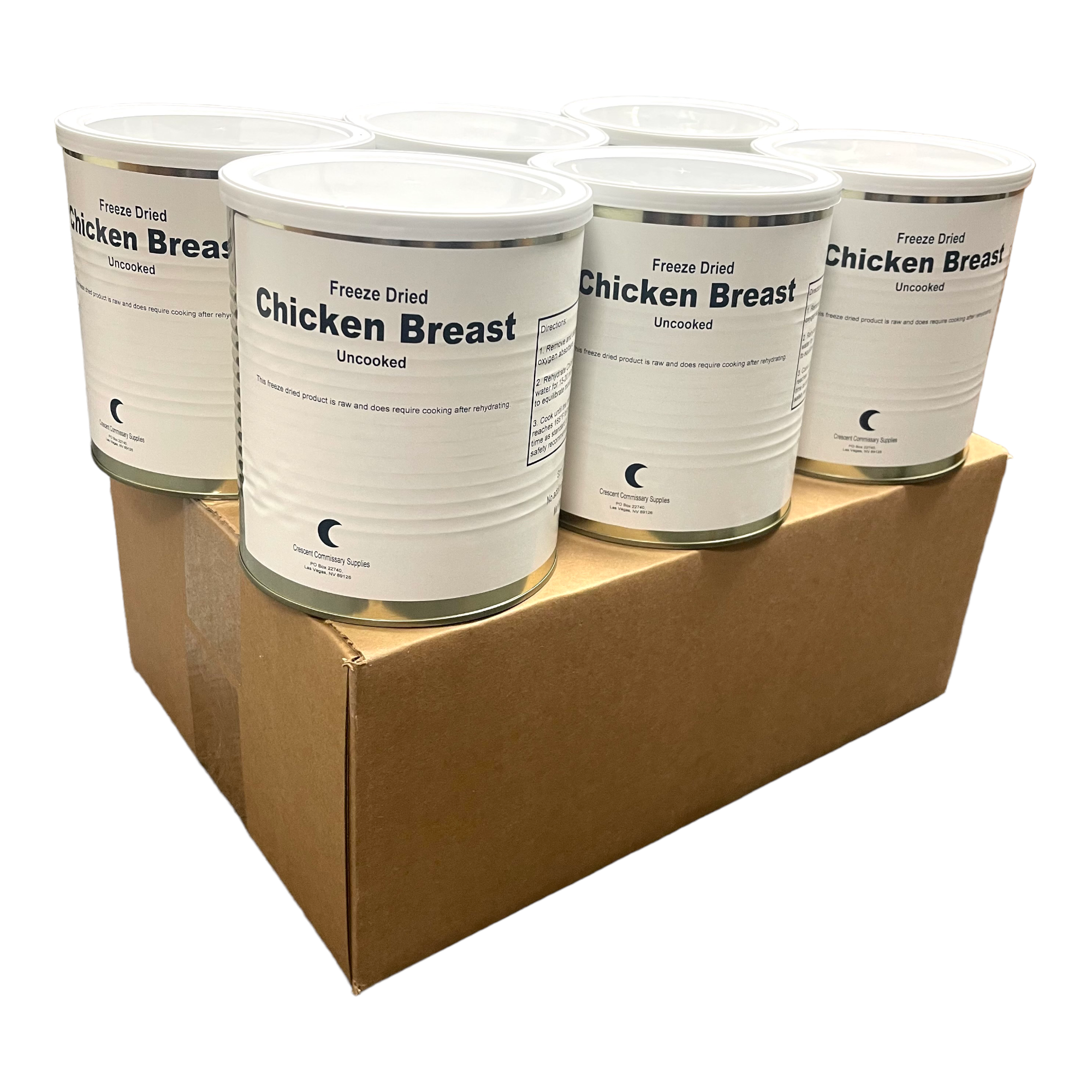 Military Surplus Freeze Dried Whole Chicken Breasts (SC)