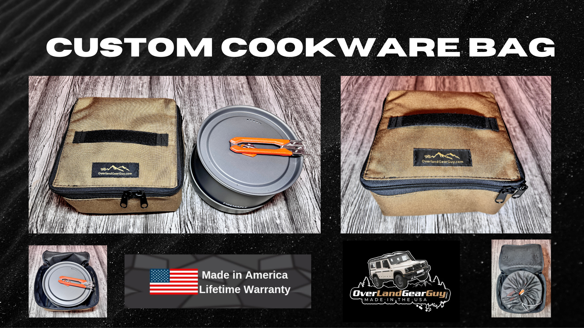 Fire-Maple Feast 4 Piece Camping Cookware BAG (SC)