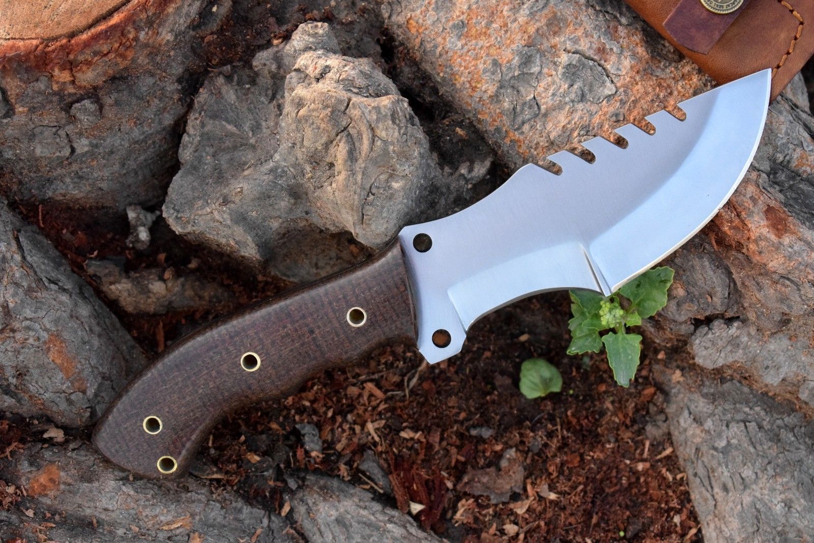 Custom Handcrafted D2 Steel Tops Tom Brown Tracker Knife - Perfect for Survival, Camping & Tactical Use | KBS Knives