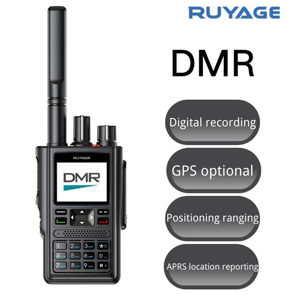 RUYAGE DP10 DMR Digital Walkie Talkie with GPS & SMS