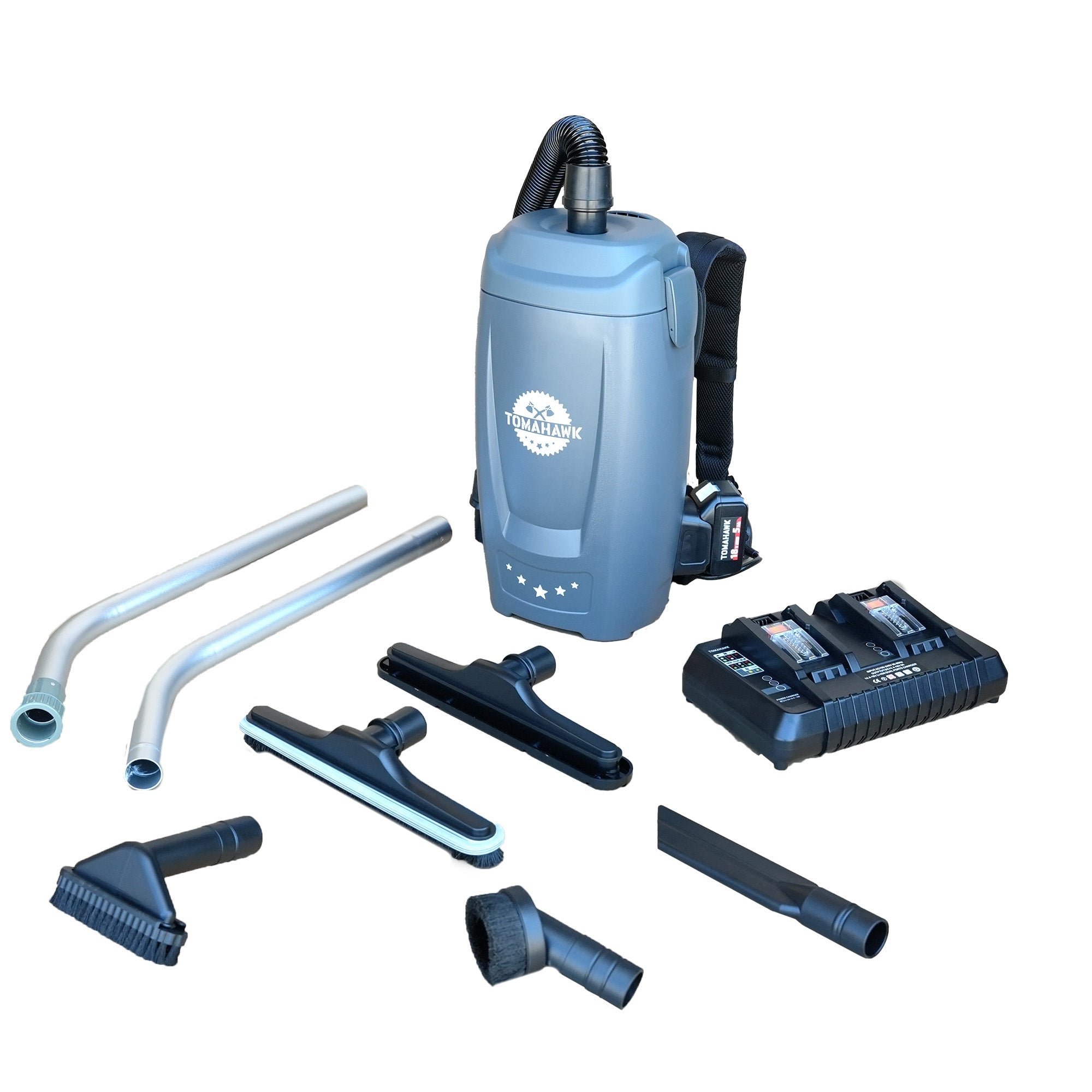 18V Battery Powered Backpack Vacuum 6L for Janitorial Cleaning – Lightweight Cordless Commercial Vacuum with Quiet Operation (SC)