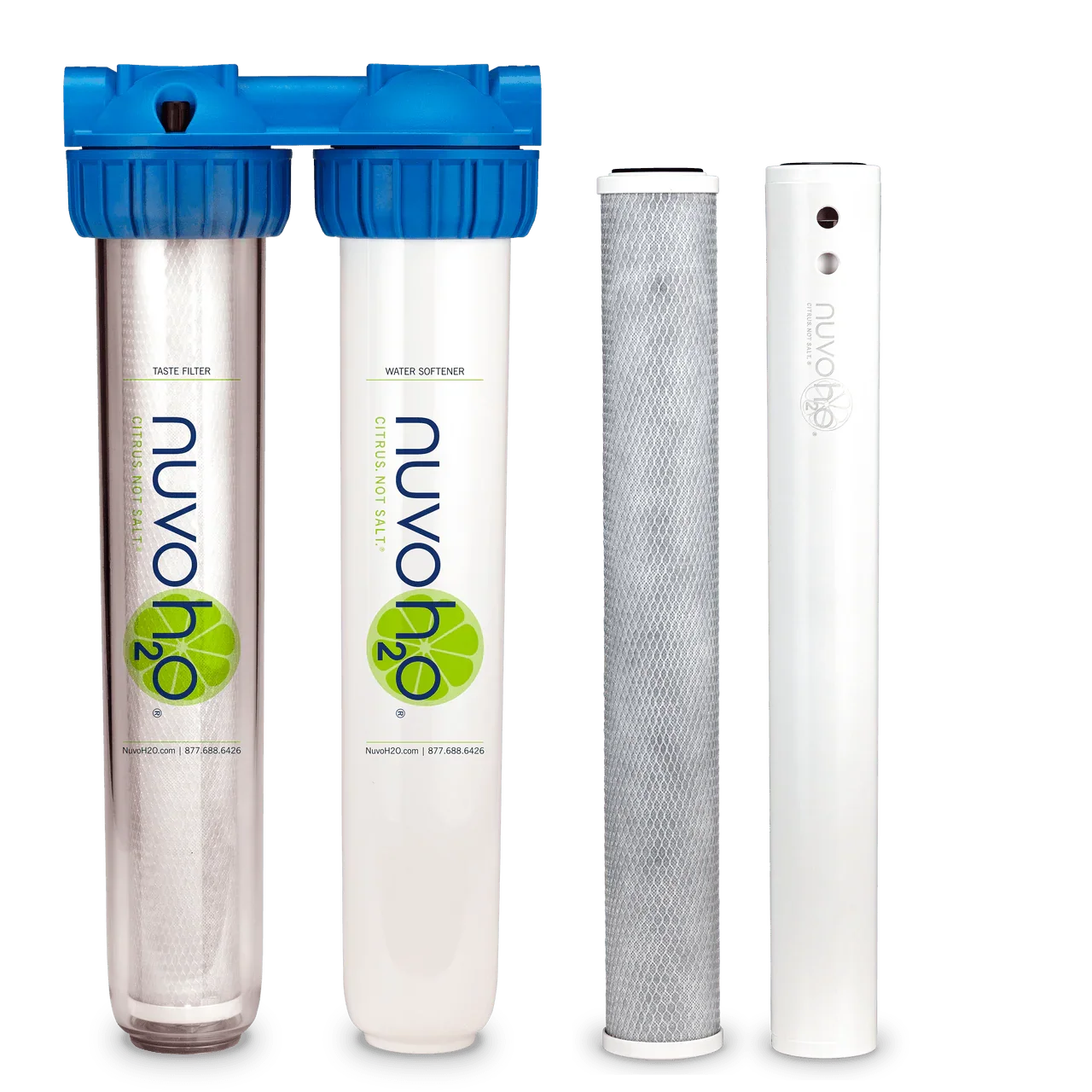 NuvoH2O Home Duo Water Softener + Taste Filter System (SC)