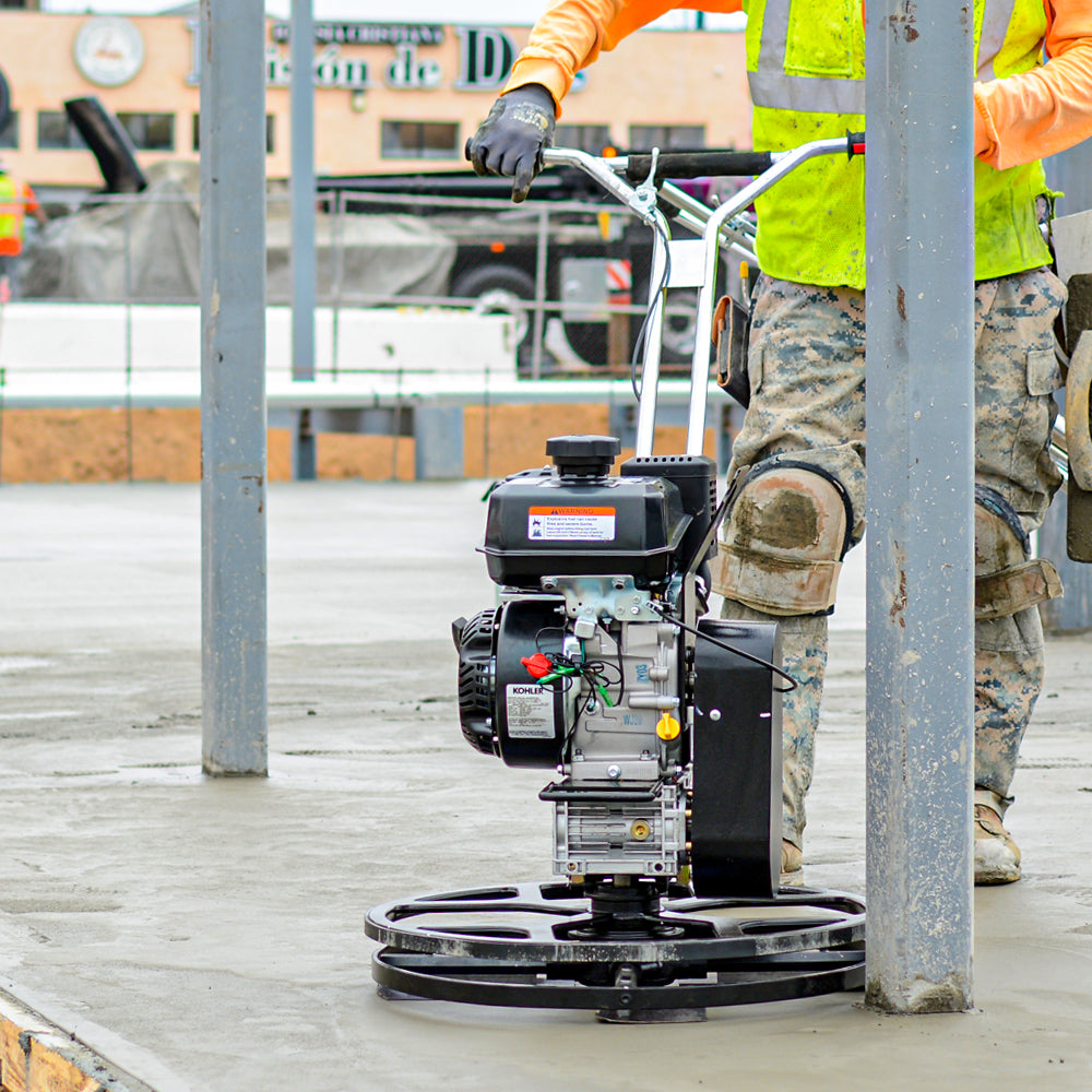 24" Concrete Power Trowel Edger 6HP Kohler Float Pan Blade Screed Finishing Tool (SC)