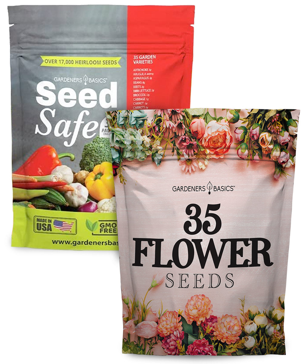 Survival & Wildflower 70-Variety Seed Kit - Heirloom, Non-GMO Seeds for Gardeners (SC)