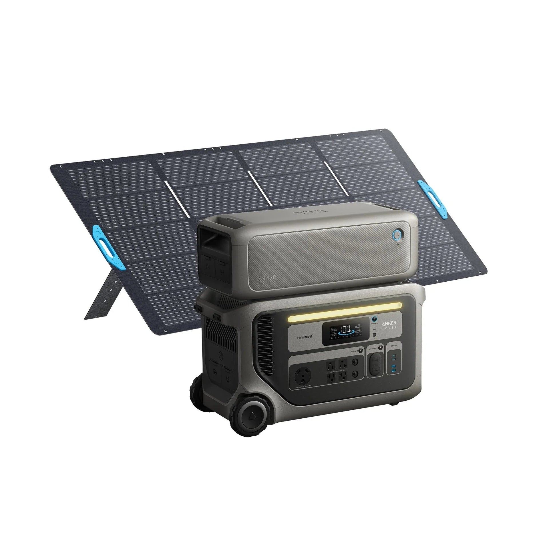 Anker SOLIX F3000 Portable Power Station + BP3000 Expansion Battery +