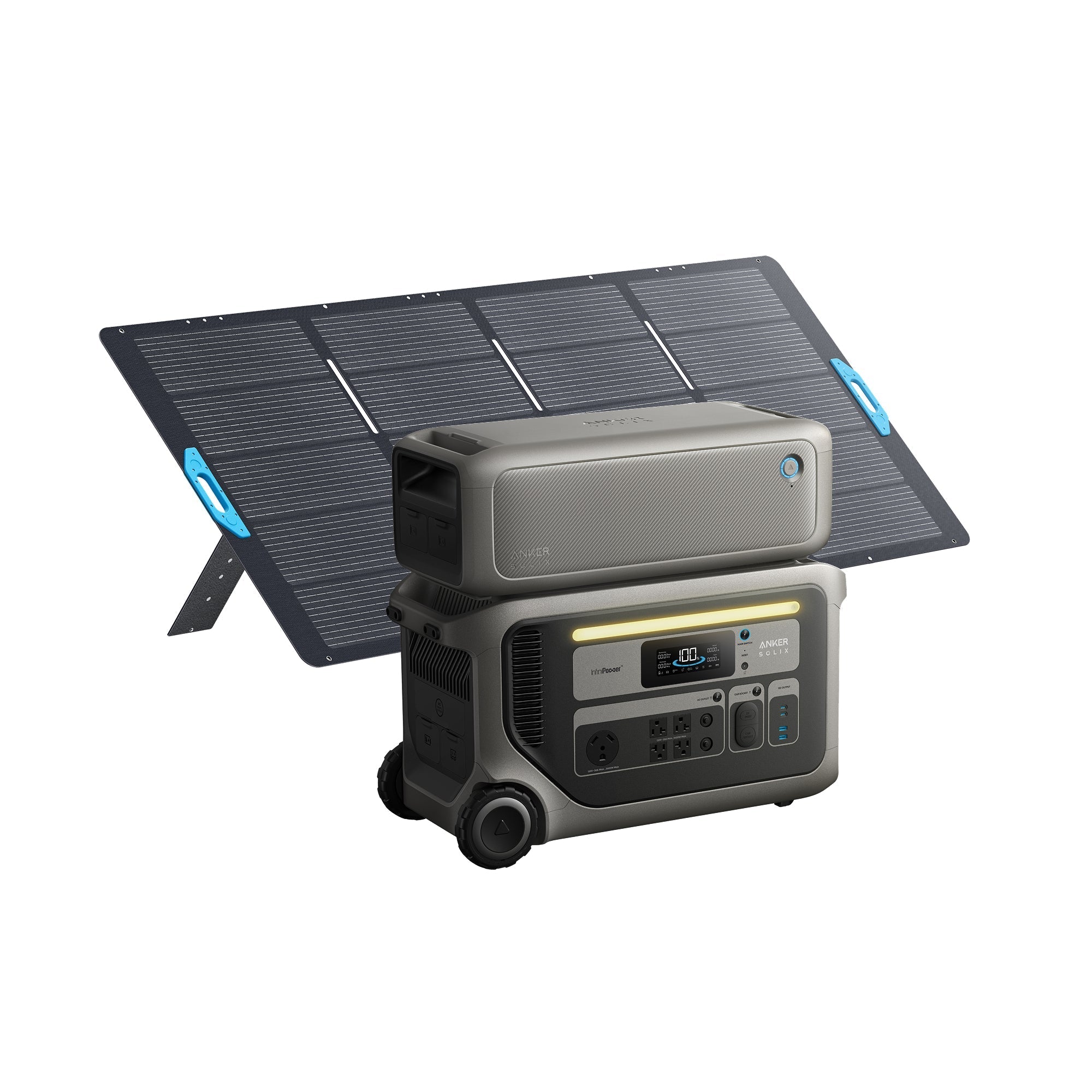 Anker SOLIX F3000 Portable Power Station + BP3000 Expansion Battery + 400w Solar Panel (SC)