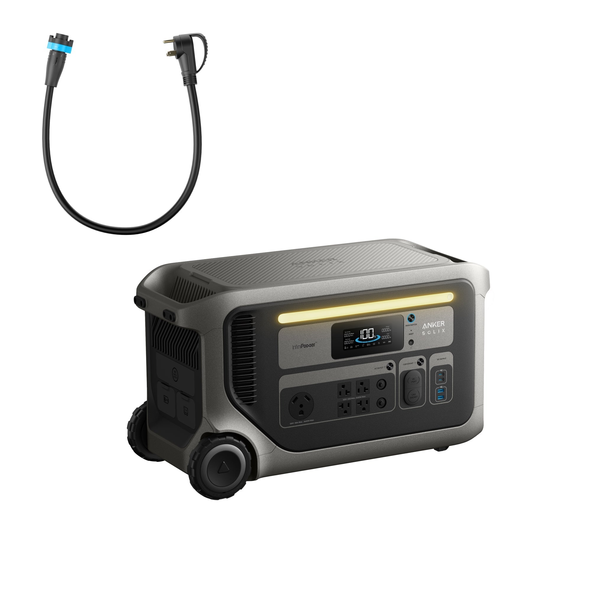 Anker SOLIX F3000 Portable Power Station + TT-30 Charging Cable (SC)
