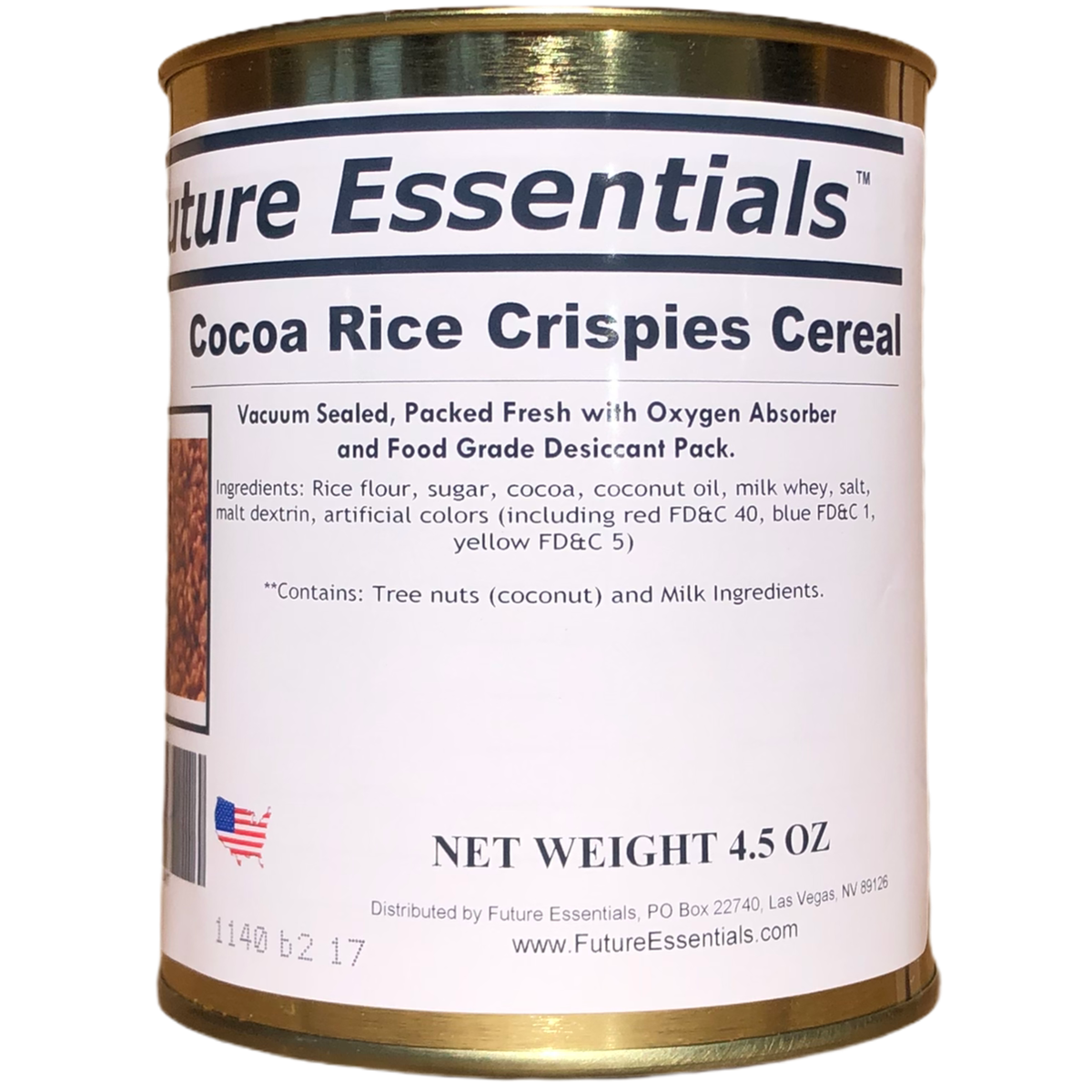 Future Essentials Cocoa Rice Crispies Cereal (SC)