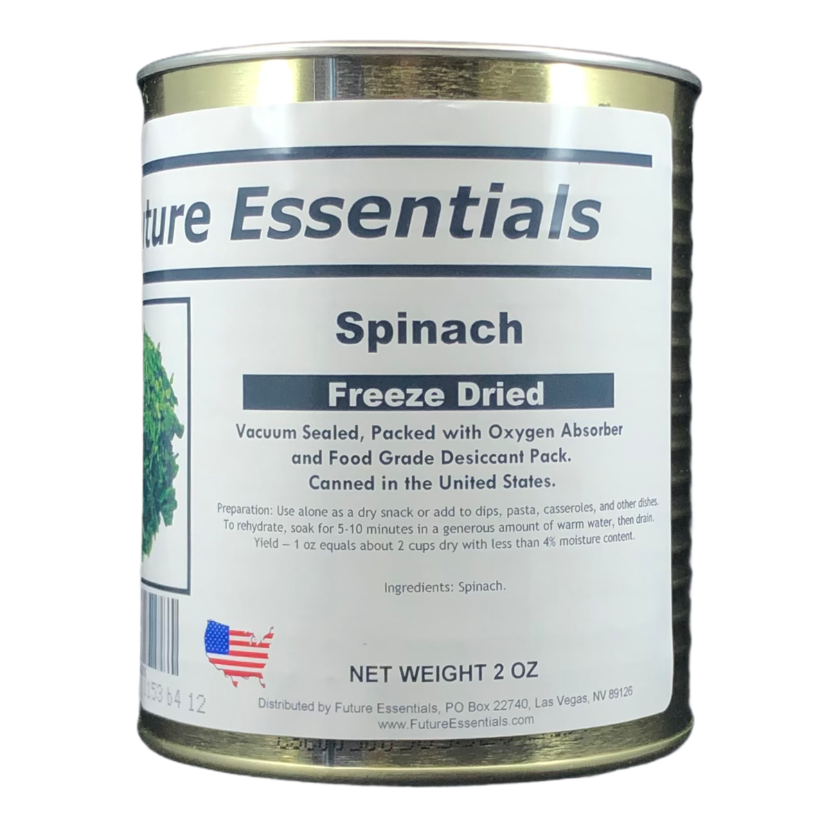Future Essentials Freeze Dried Spinach (SC)