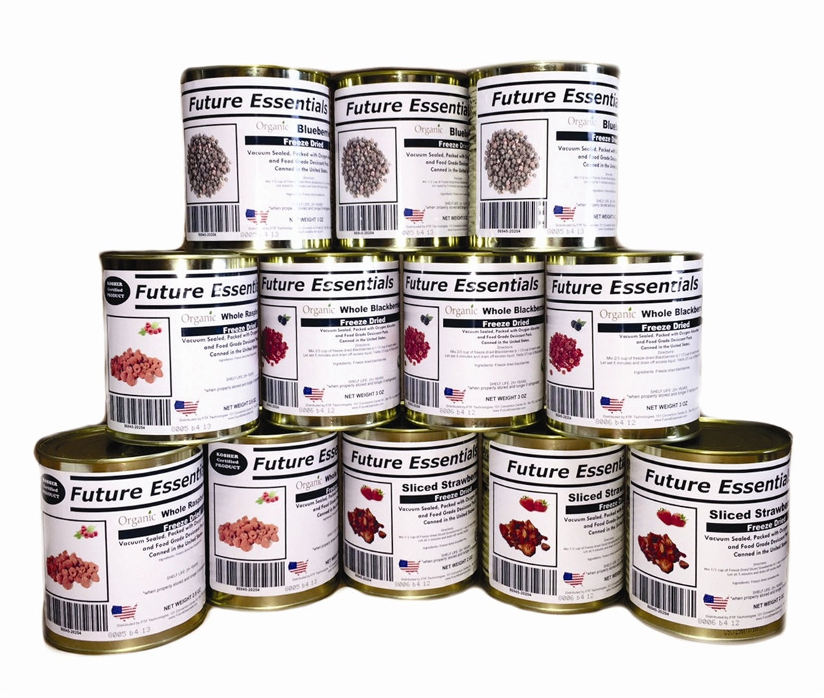 Case (12 Cans) of Future Essentials Freeze Dried Berry Variety (SC)