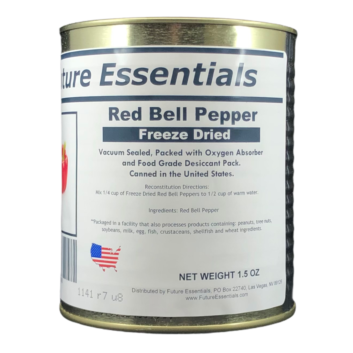 Future Essentials Freeze Dried Diced Red Bell Peppers (SC)