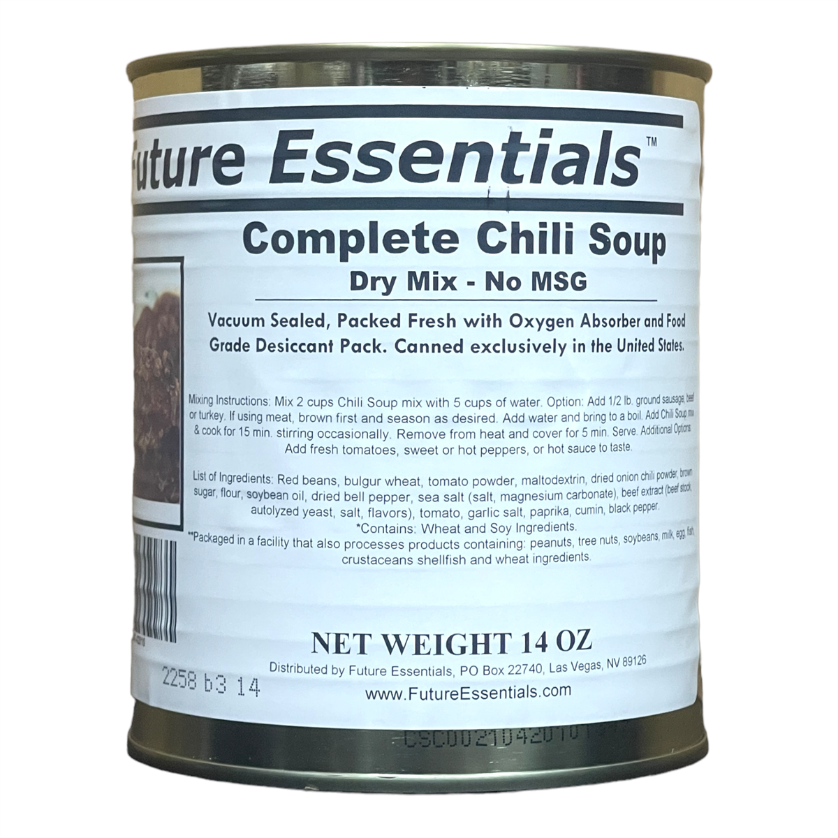 Future Essentials Dry Chili Soup Mix (SC)