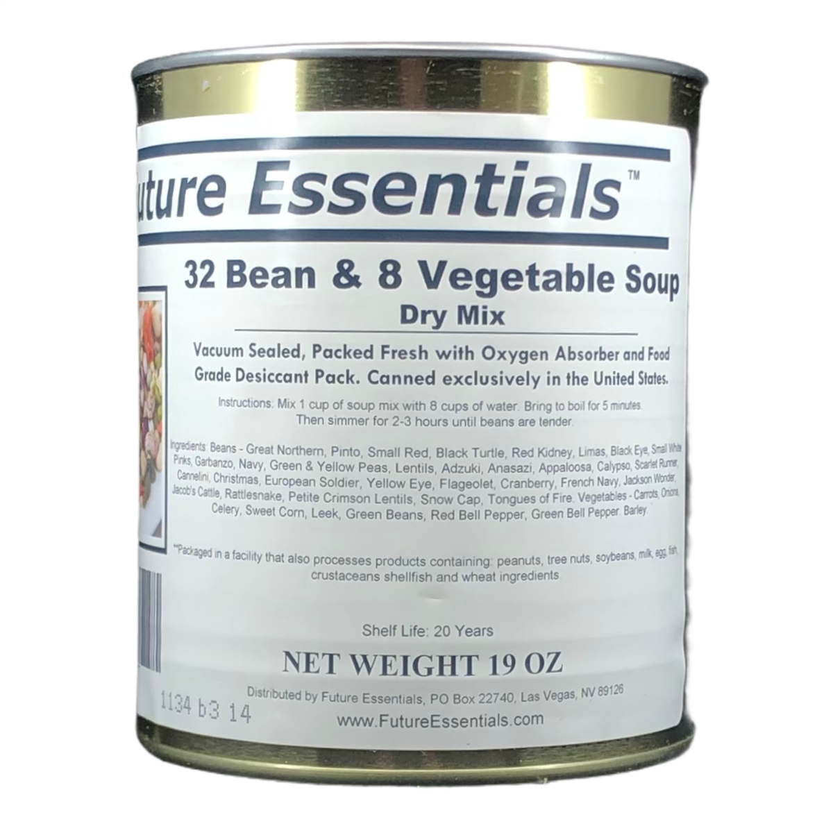 Future Essentials 32 Bean and 8 Vegetable Soup (SC)