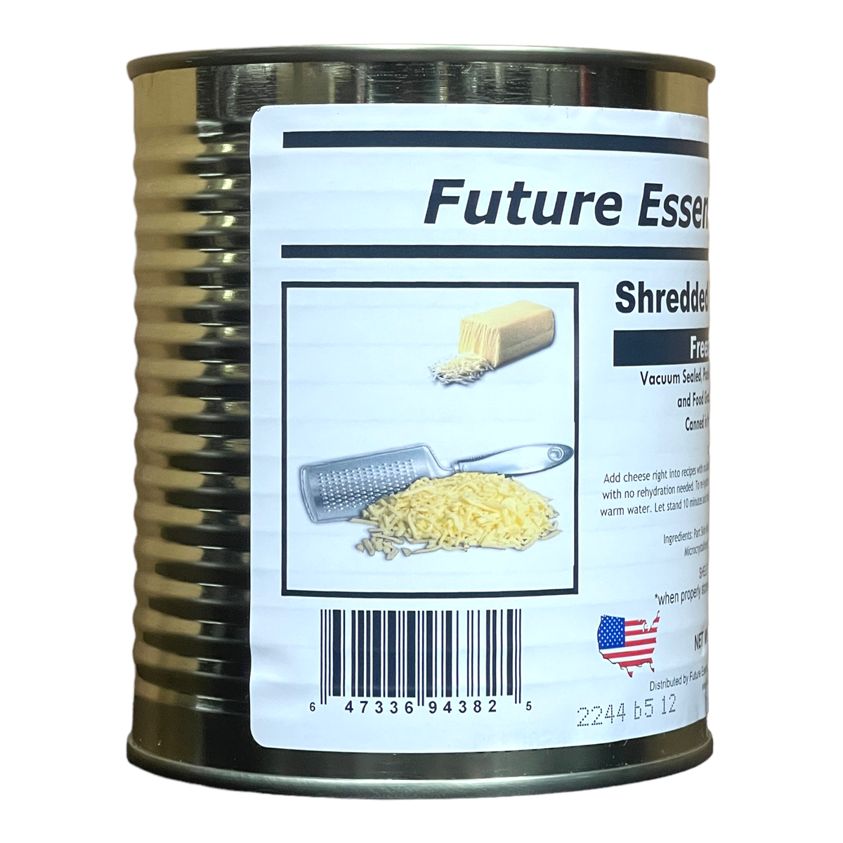 Future Essentials Freeze Dried Shredded Mozzarella Cheese (SC)