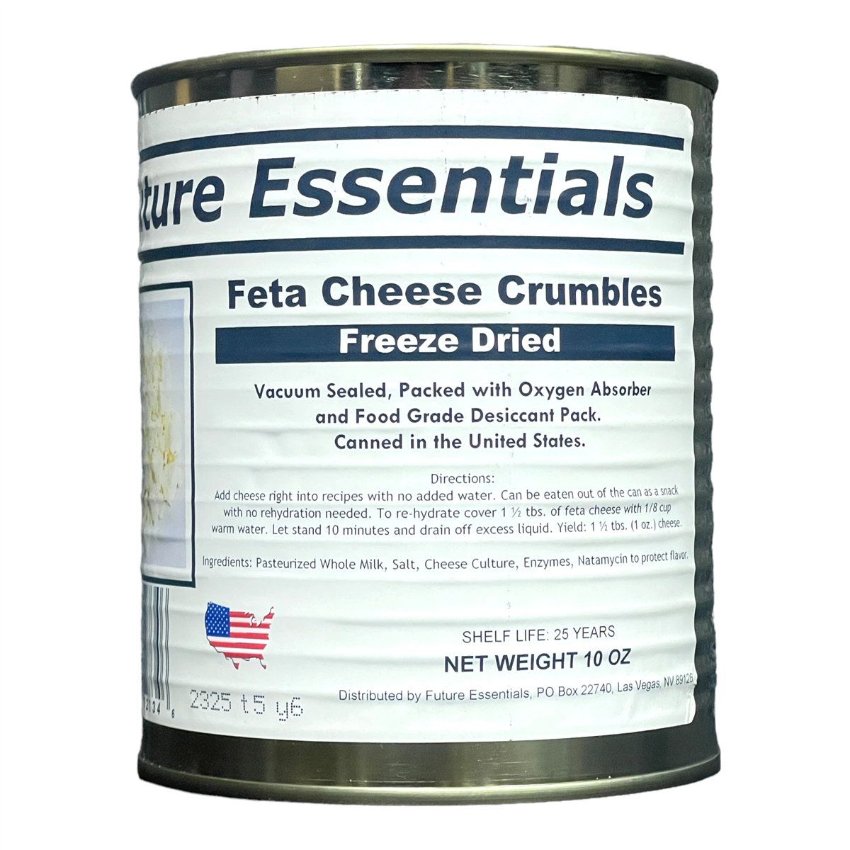 Future Essentials Freeze Dried Feta Cheese (SC)