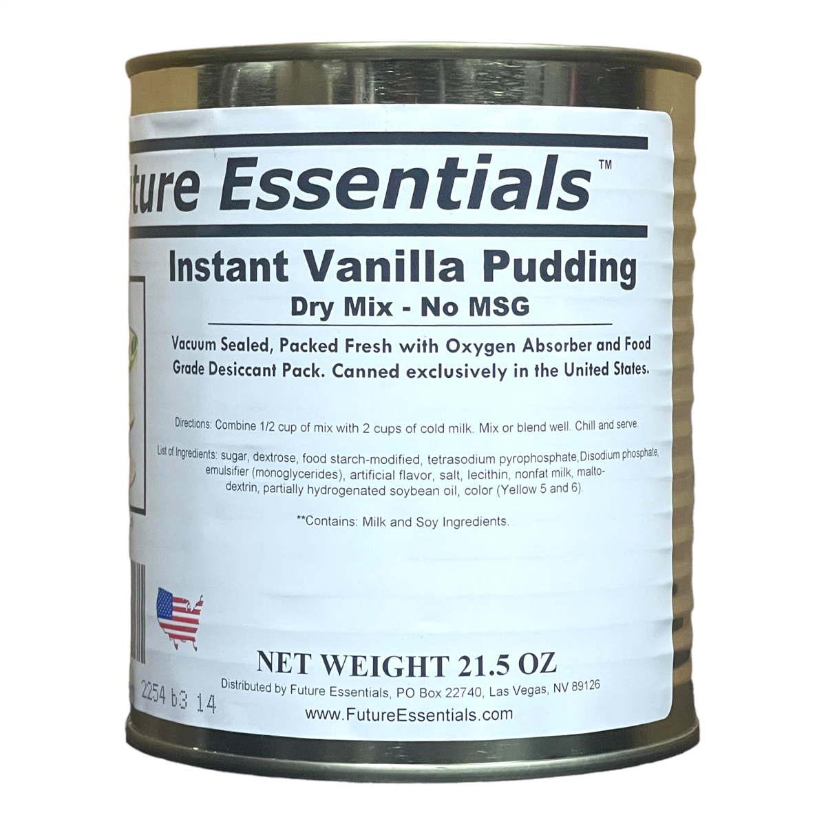 Future Essentials Instant Vanilla Pudding (SC)