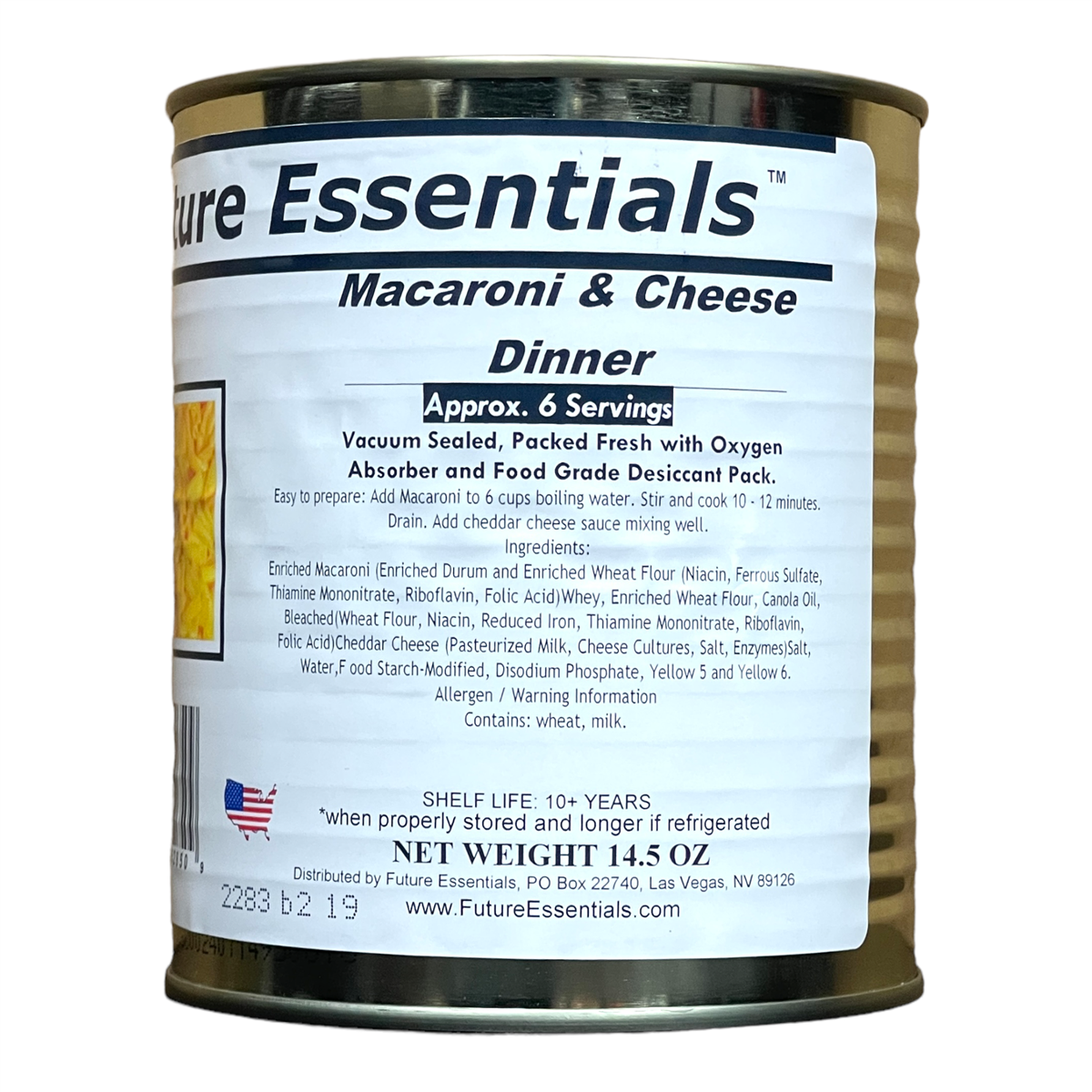 Future Essentials Macaroni & Cheese (SC)