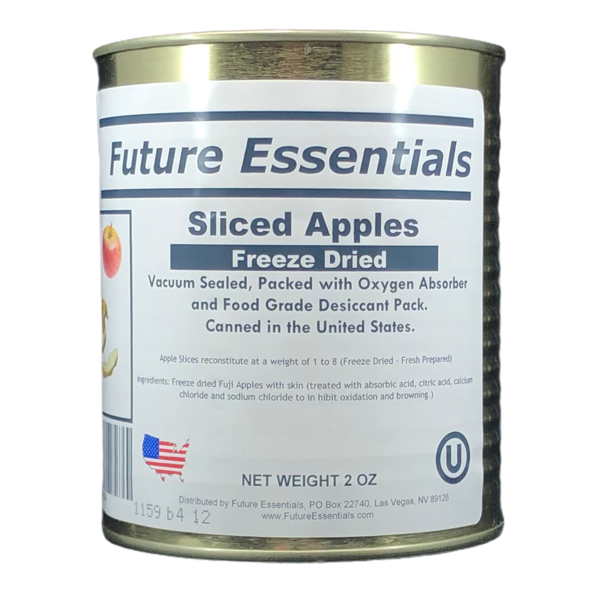 Future Essentials Freeze Dried Sliced Fuji Apples (SC)