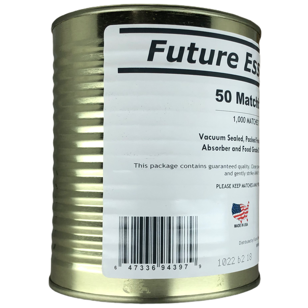 Can of Future Essentials 50 Matchbooks (SC)