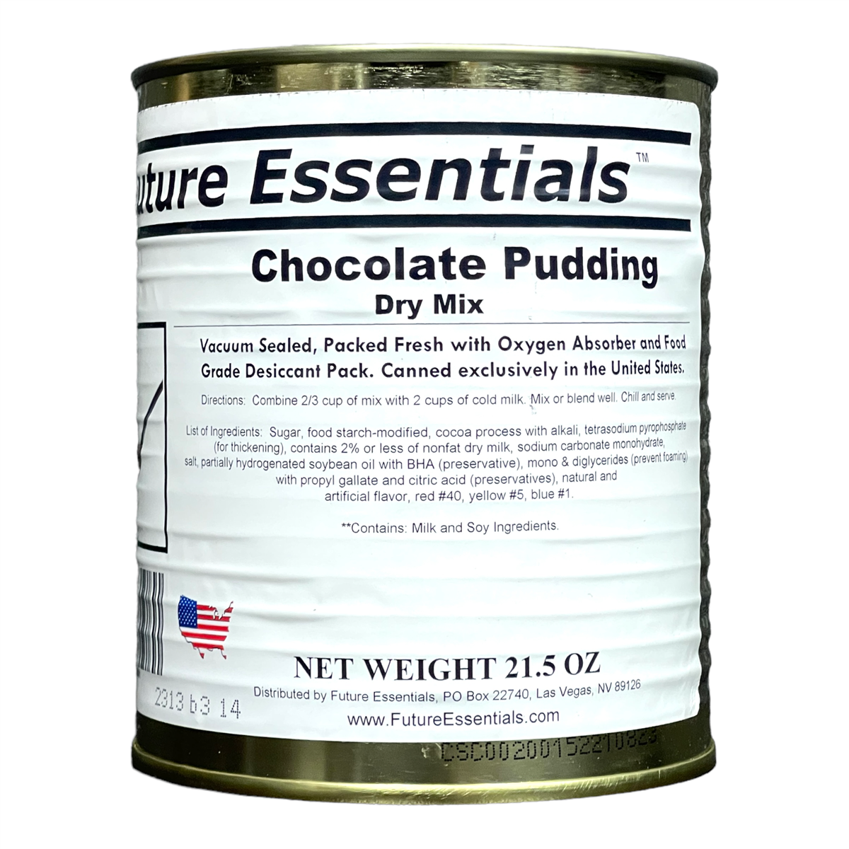 Future Essentials Instant Chocolate Pudding (SC)