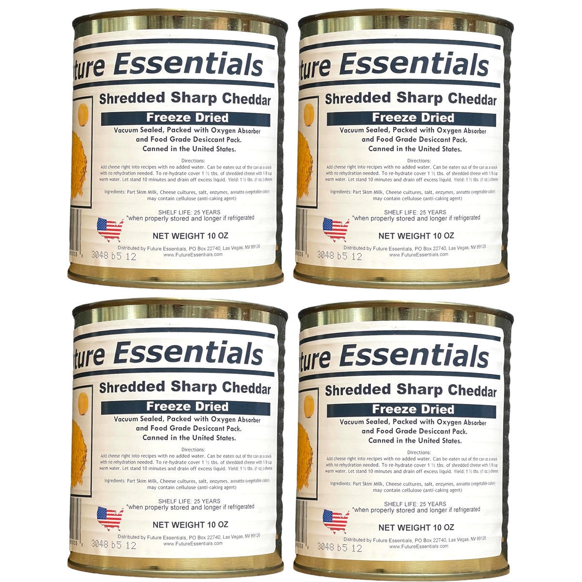 Case (12 Cans) of Future Essentials Freeze Dried Cheese Variety (SC)