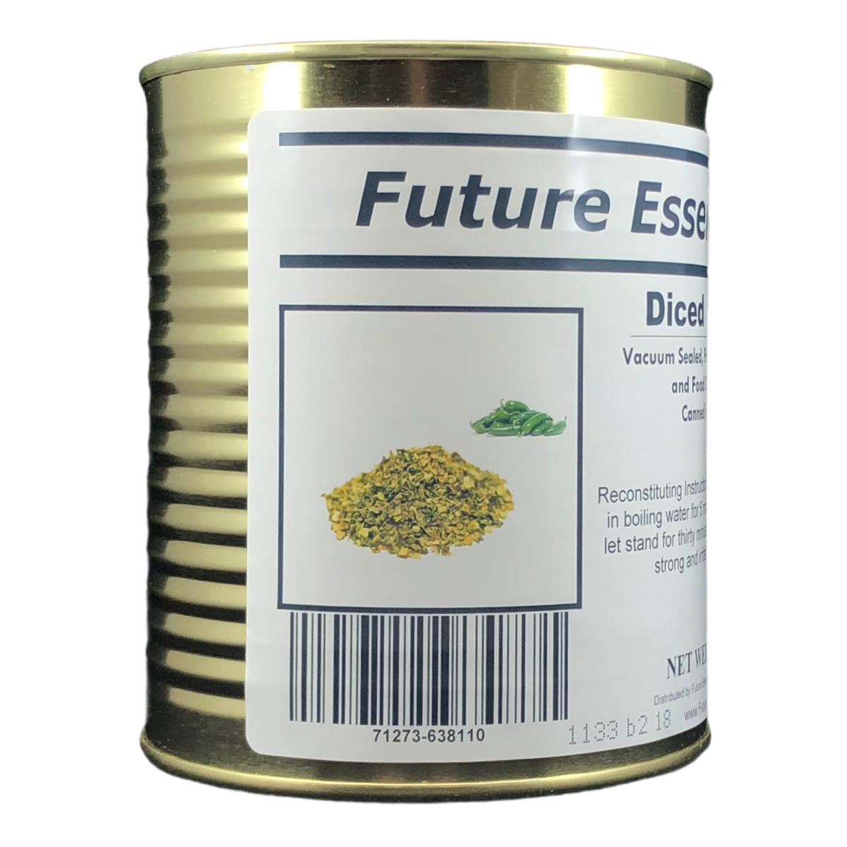 Future Essentials Diced Dehydrated Jalapenos (SC)