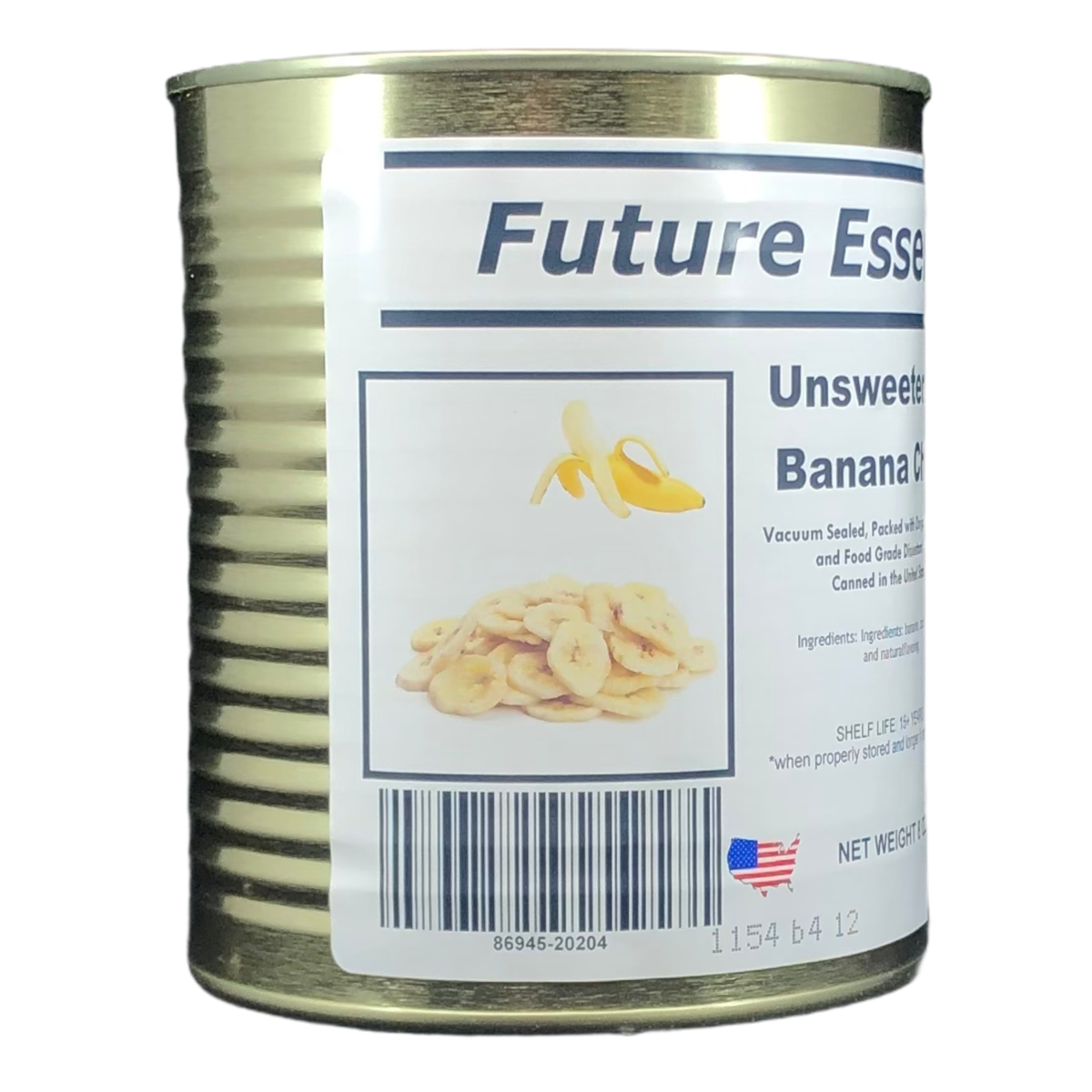 Future Essentials Dehydrated Unsweetened Banana Chips (SC)