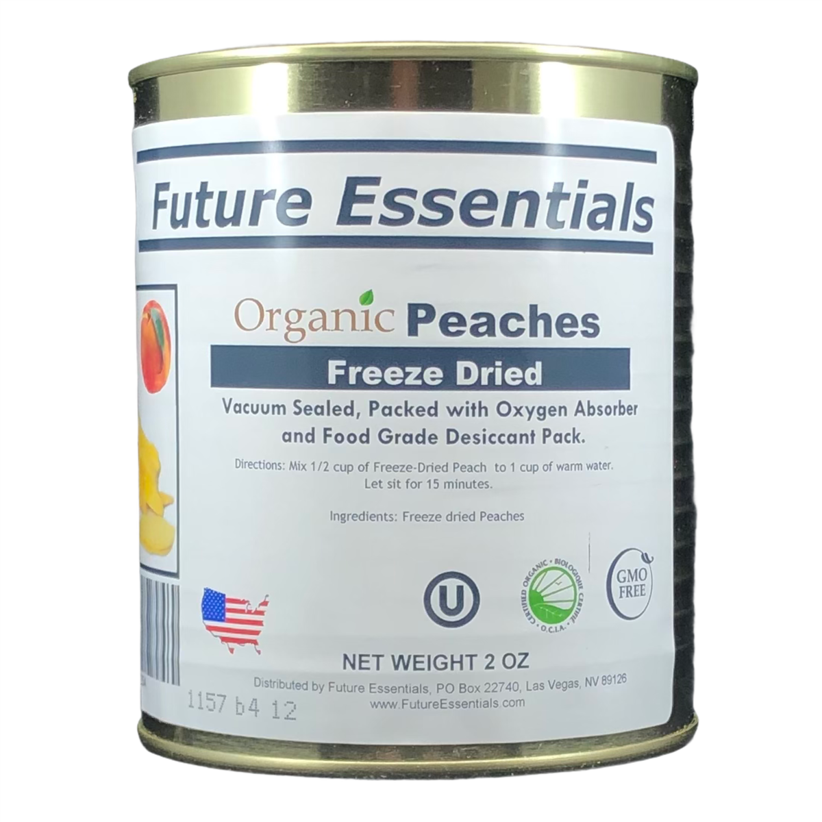 Future Essentials Freeze Dried Sliced Peaches (SC)