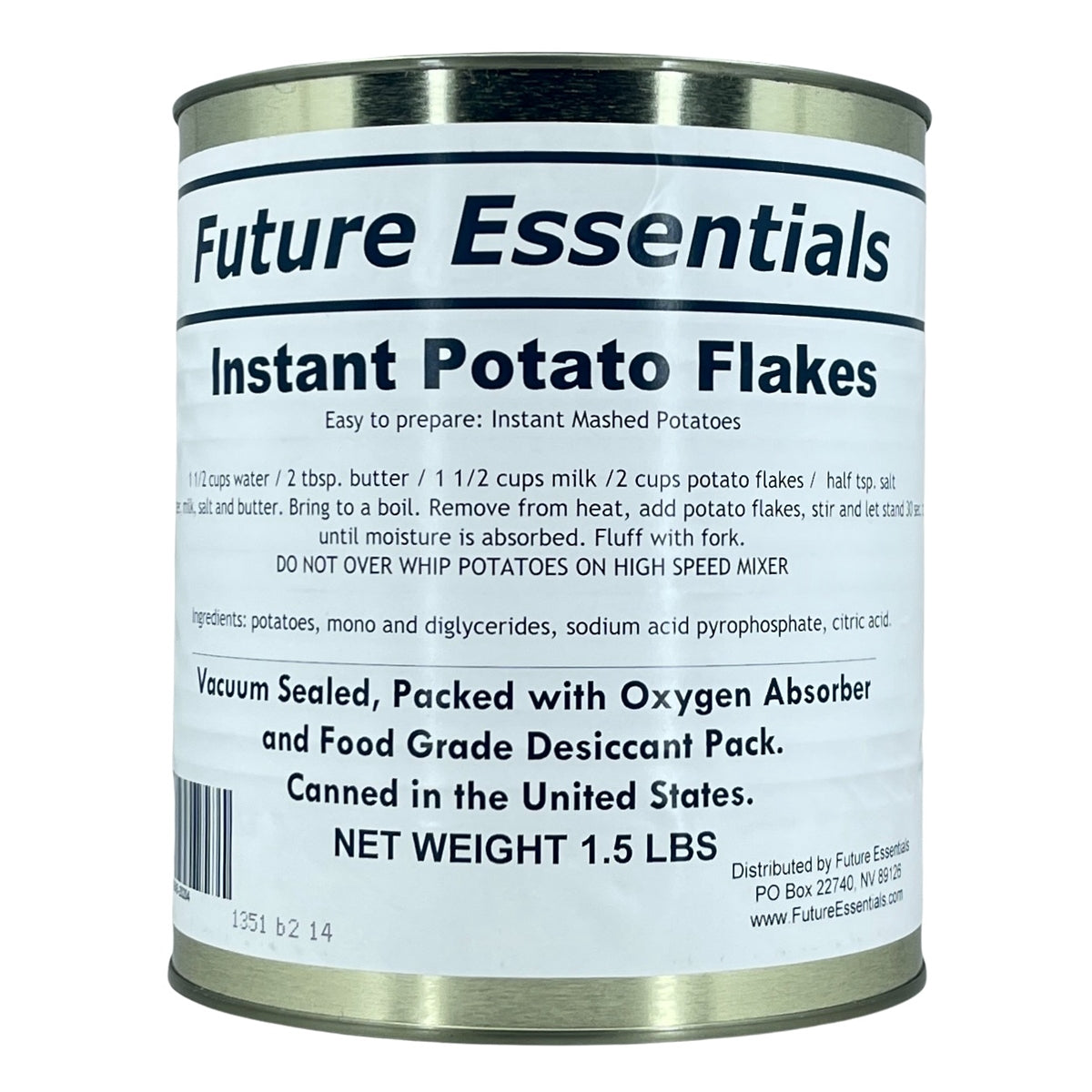 Future Essentials Dehydrated Instant Potato Flakes (SC)
