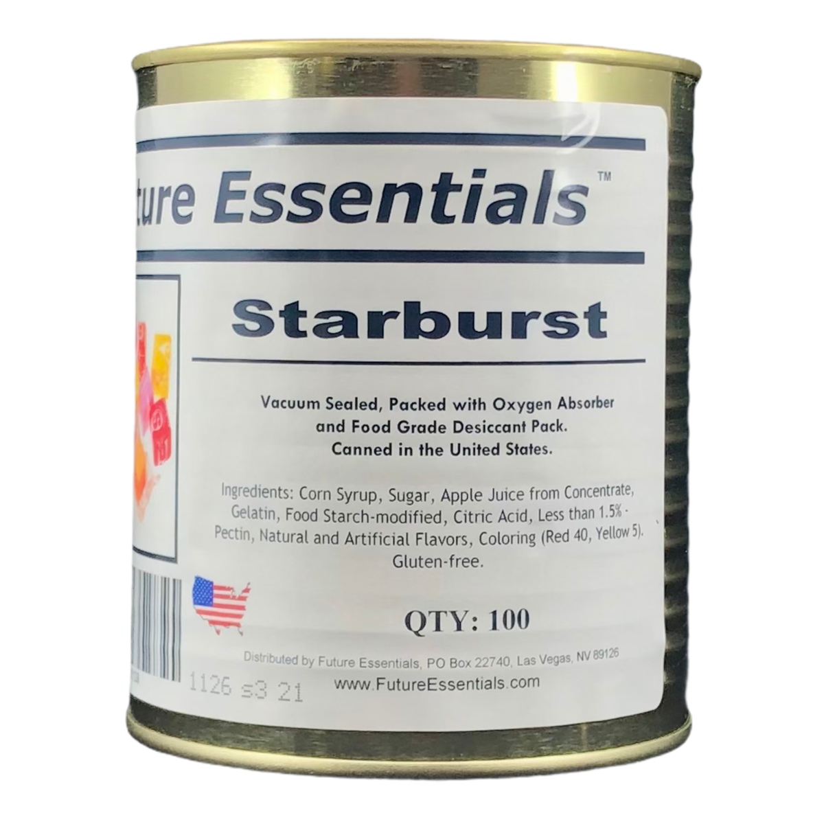 Future Essentials One Hundred (100) Starburst Fruit Chews (SC)