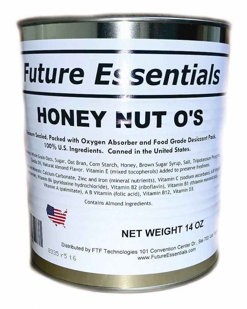 Future Essentials Honey Nut O's Cereal, #10 Can (SC)