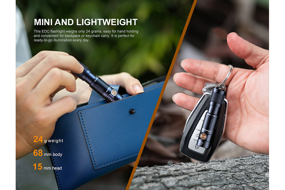 Fenix E05R Keychain Flashlight Green