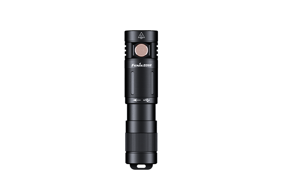 fenix e09r rechargeable edc flashlight Fenix E09R Rechargeable EDC Flashlight 600 Lumen